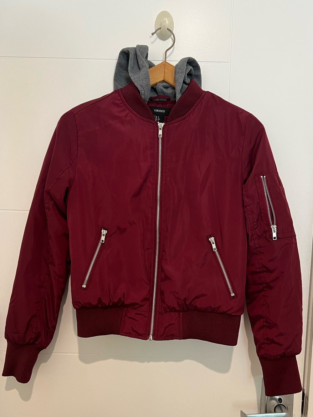 Cropped Bomber Jacket